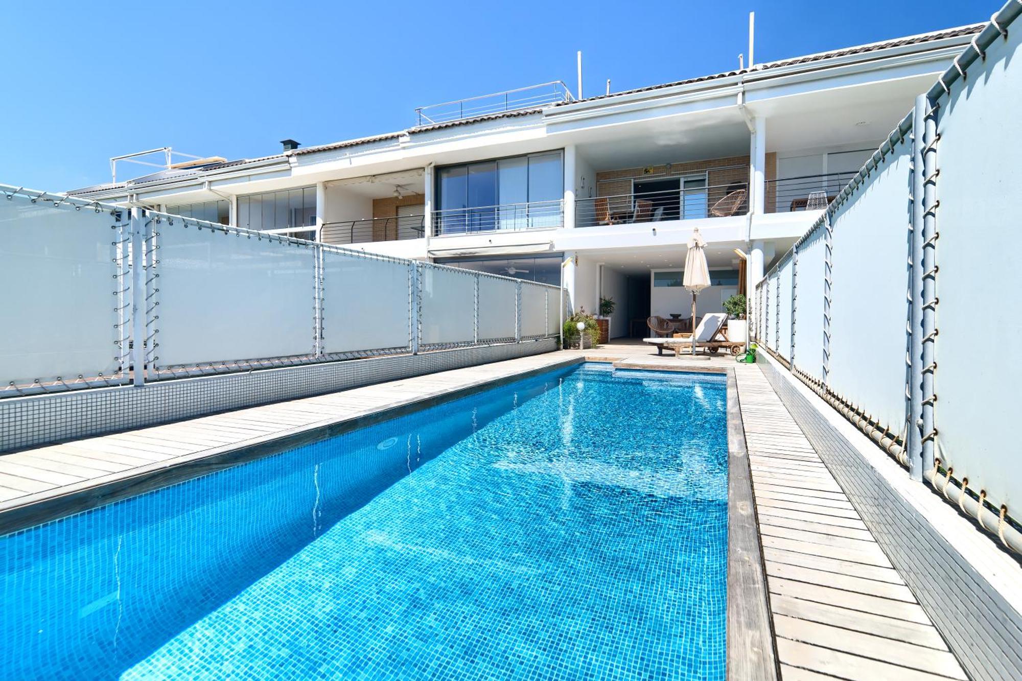 Апартаменты Casa Frente Al Mar Con Piscina Privada Сагунто Экстерьер фото