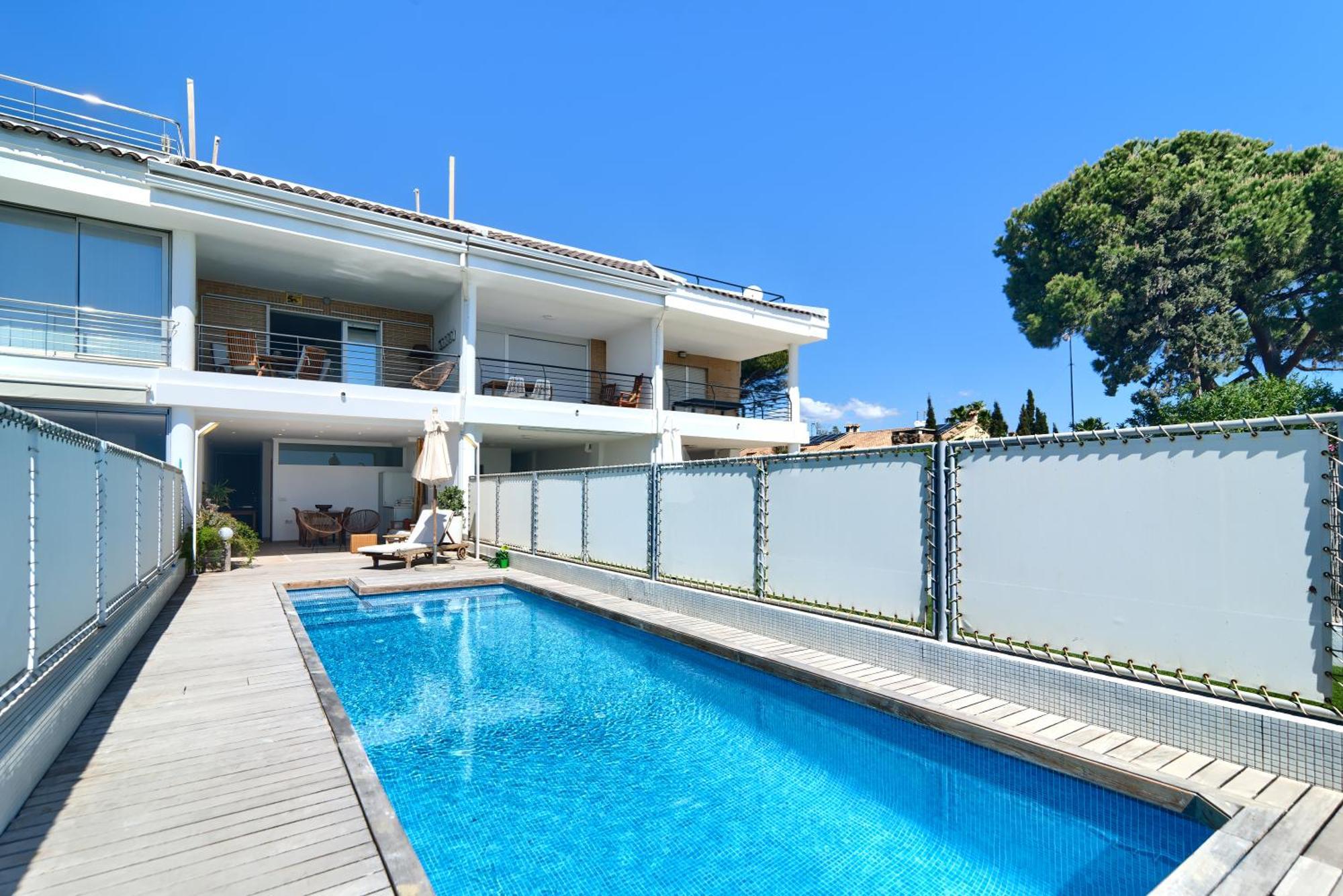 Апартаменты Casa Frente Al Mar Con Piscina Privada Сагунто Экстерьер фото