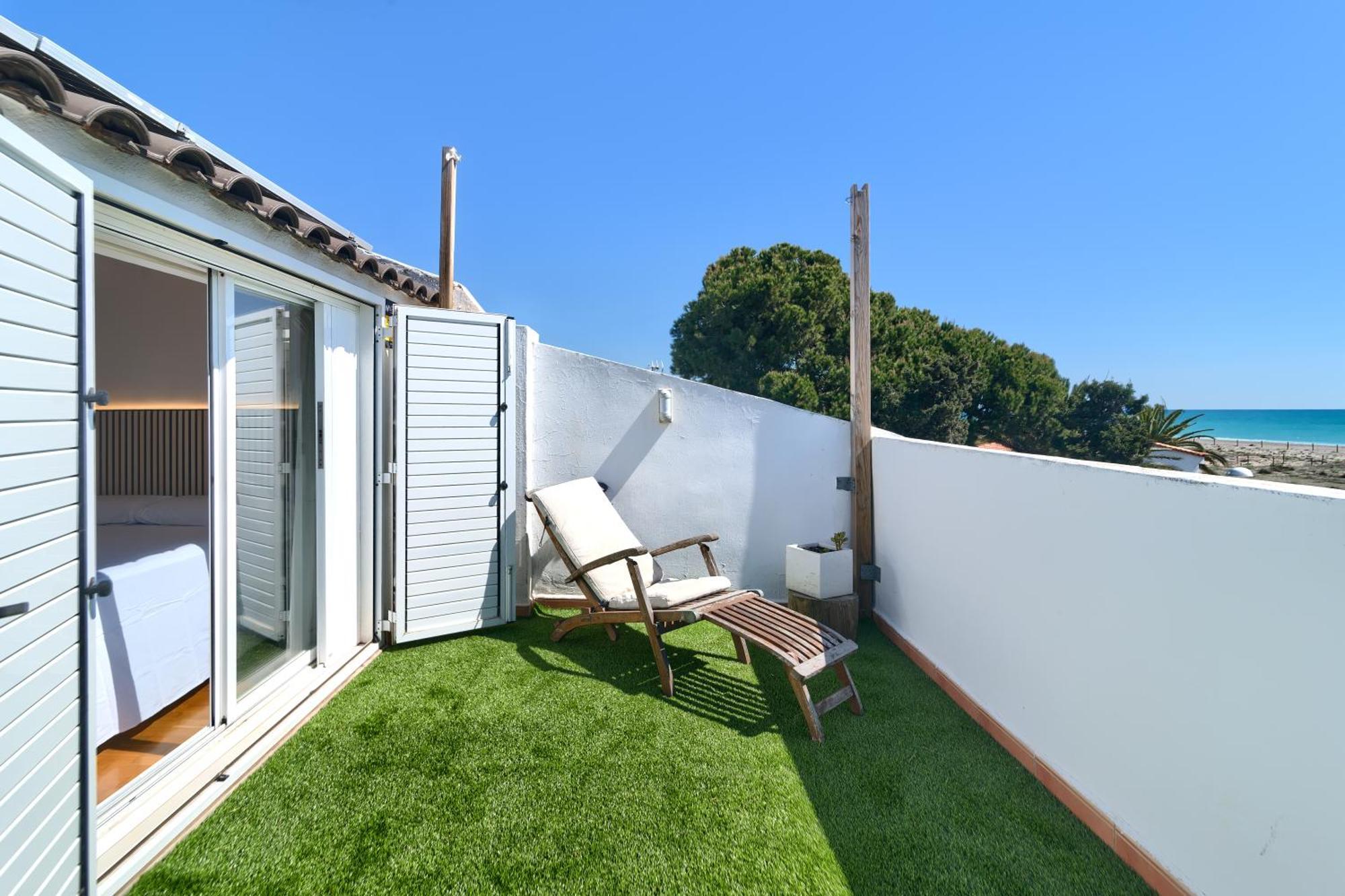 Апартаменты Casa Frente Al Mar Con Piscina Privada Сагунто Экстерьер фото