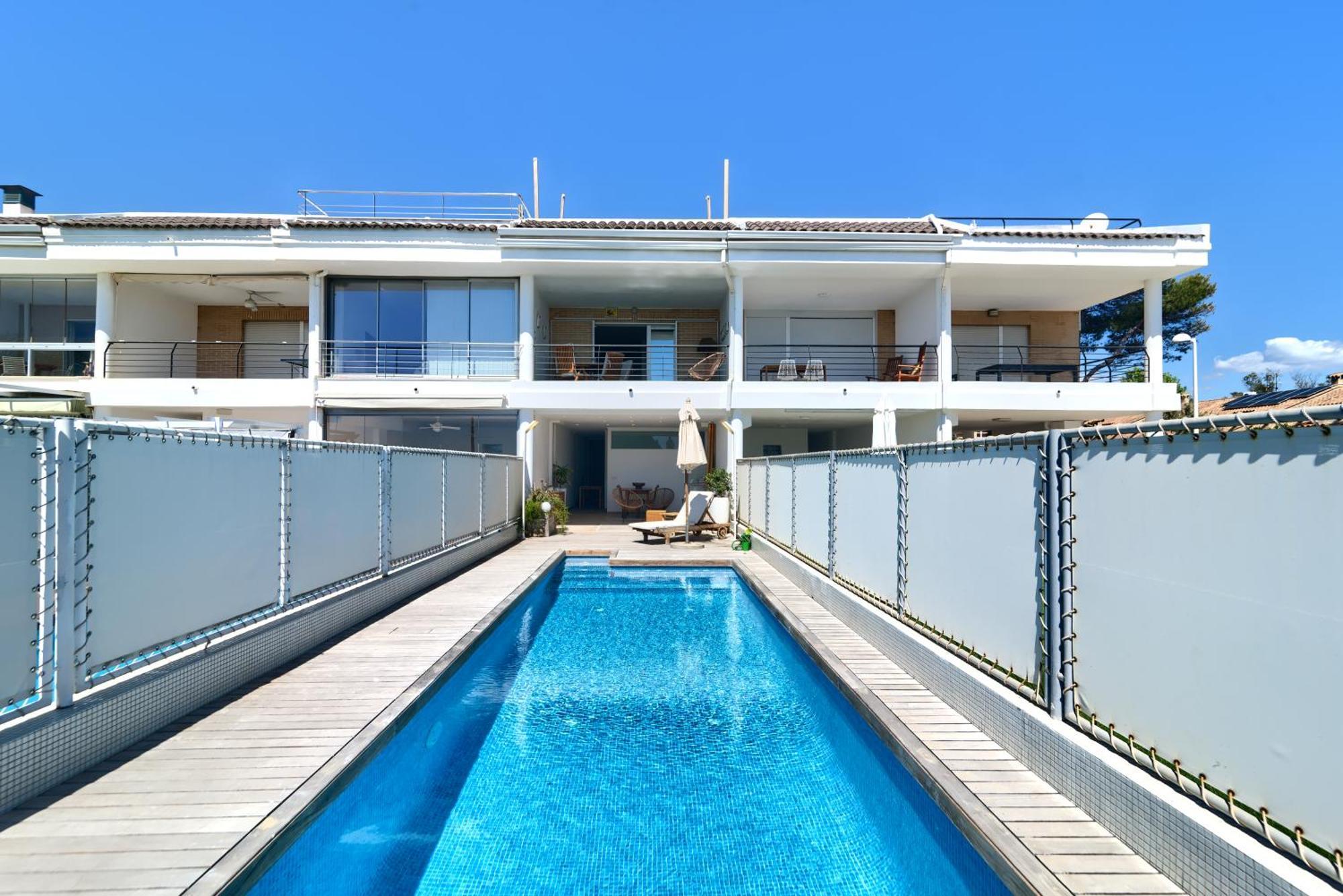 Апартаменты Casa Frente Al Mar Con Piscina Privada Сагунто Экстерьер фото
